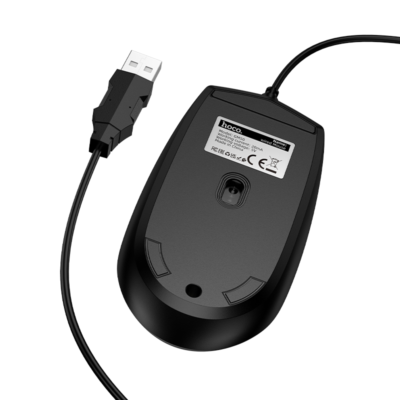 Hoco Wired Business Mouse GM50 - Black